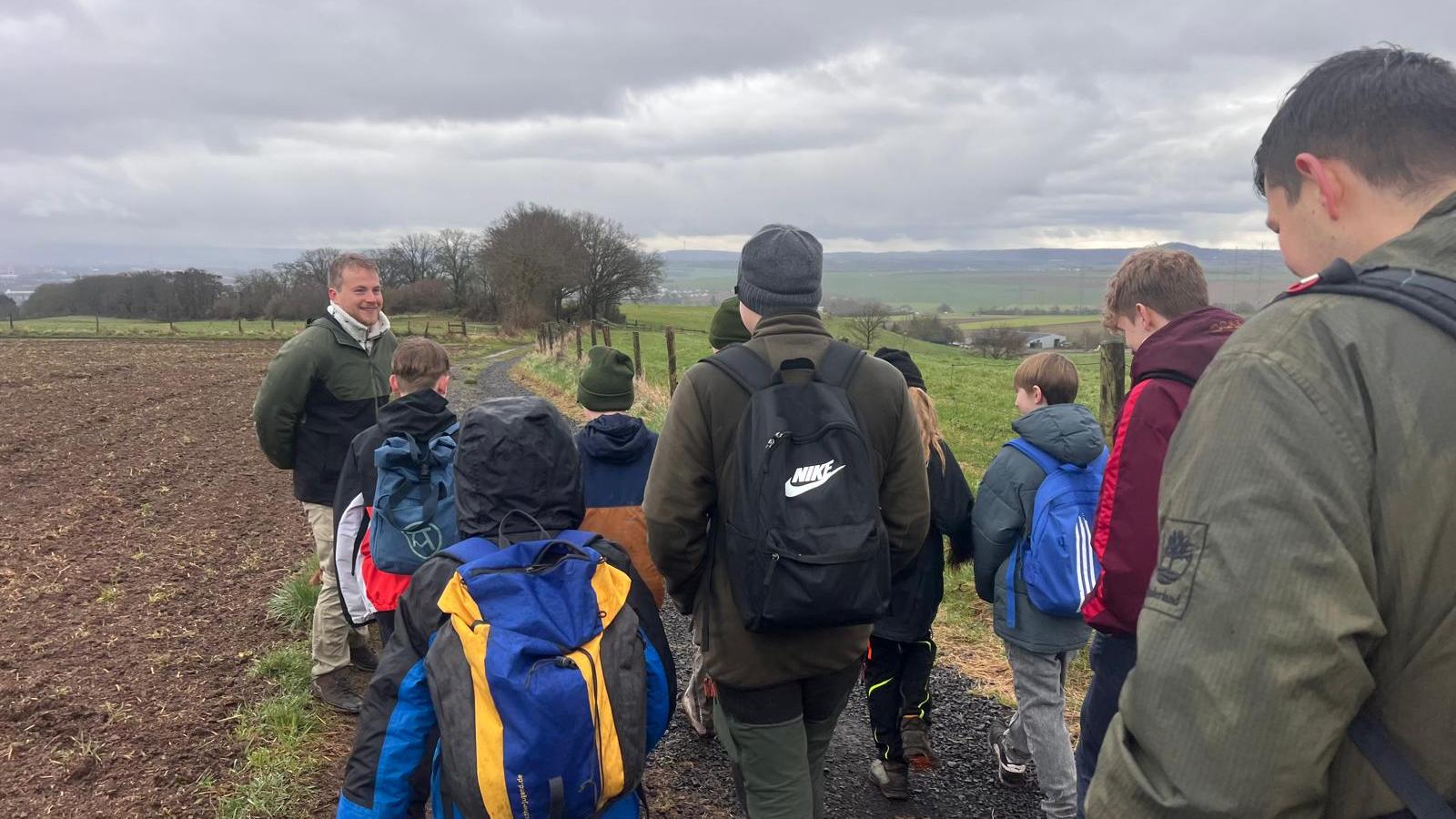 Zeltlager Mariendom Wanderung März